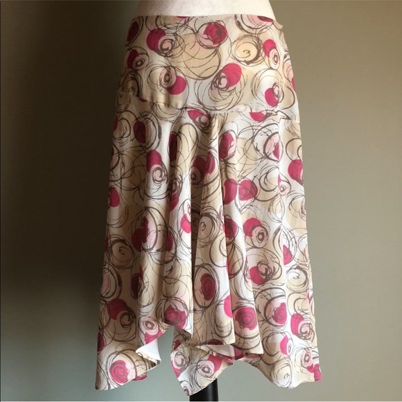 Liz Claiborne ~ Handkerchief Skirt - Silk & Cotton - Picture 10 of 12